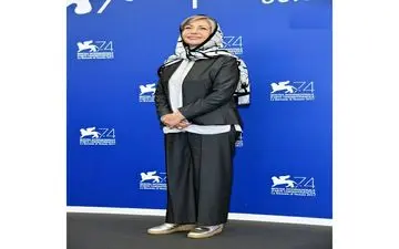 استایل متفاوت رخشان بنی اعتماد در جشنواره فیلم ونیز + عکس