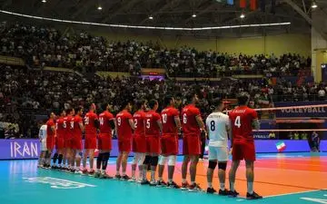
لیگ ملت‌ها 2022؛ تمرین تیم ملی والیبال در سالن اصلی مسابقات 