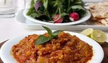 غذای سالم رژیمی|  یتیمچه کدو و بادمجان رژیمی