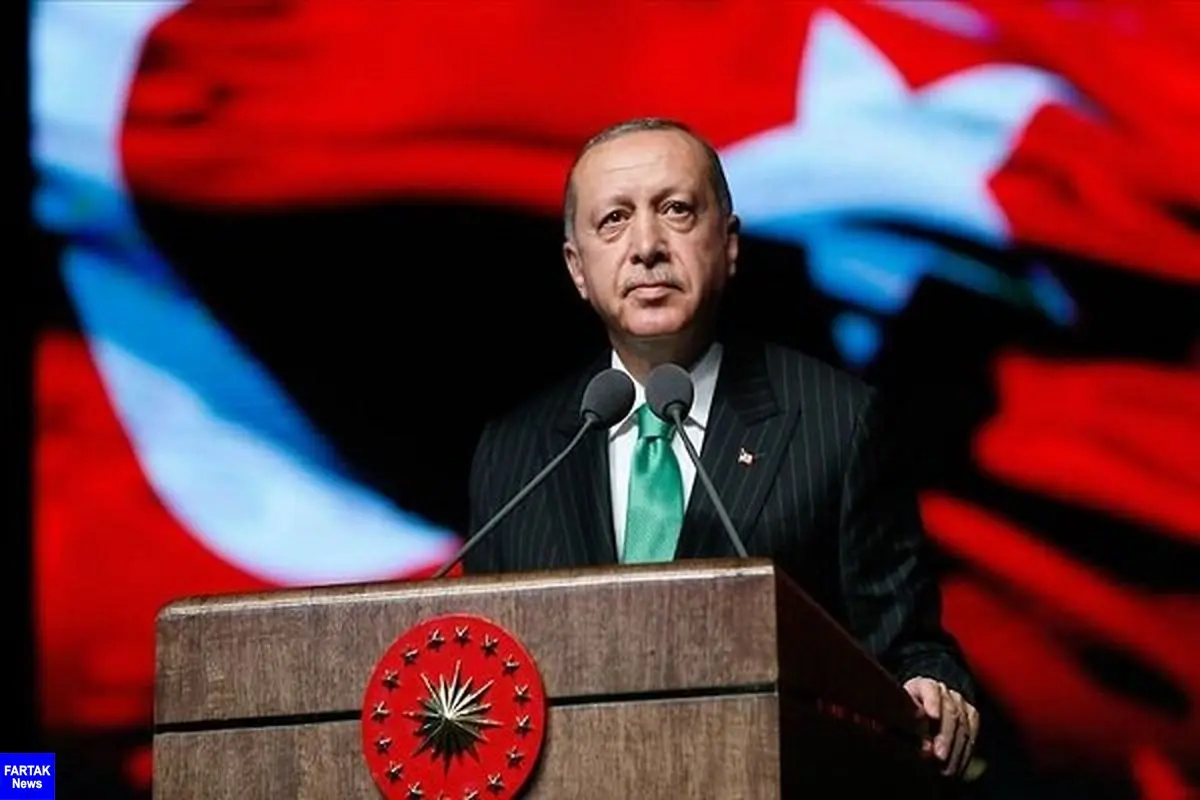 اردوغان: آمریکا به‌دنبال ایجاد منطقه امن برای گروه تروریستی است