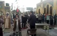 گزارش تصویری اقامه نماز عید فطر در ۵ بقعه متبرکه استان کرمانشاه