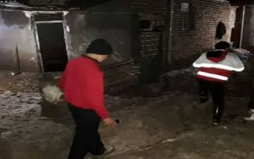 امدادرسانی هلال‌احمر استان کرمانشاه به ۵۳ خانوار گرفتار در سیل و آبگرفتگی روز گذشته