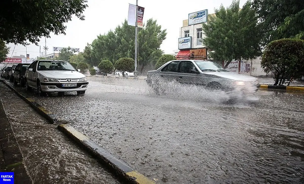 پیش بینی باران ۵ روزه در ۲۰ استان