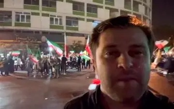 خوشحالی مردم در پی پاسخ ایران به آمریکایی‌ها در تهران