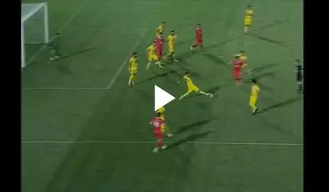 گل اول پرسپولیس به فجرسپاسی + ویدئو