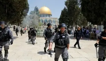 زخمی شدن ۴۵ فلسطینی در محوطه مسجدالاقصی