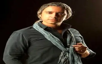  مازیار فلاحی و دخترش/ عکس