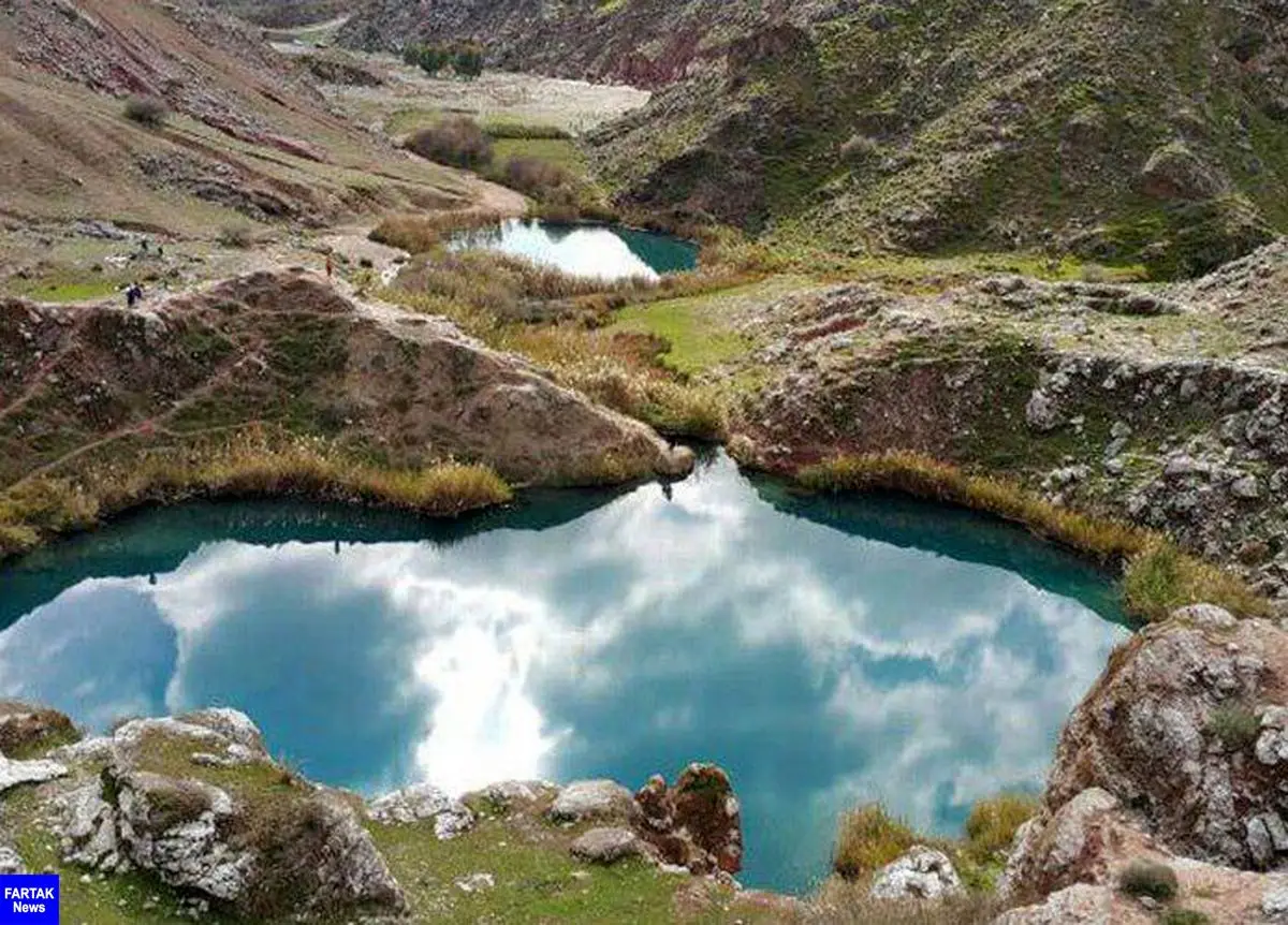 دیدن تنها دریاچه «دوقلوی» ایران