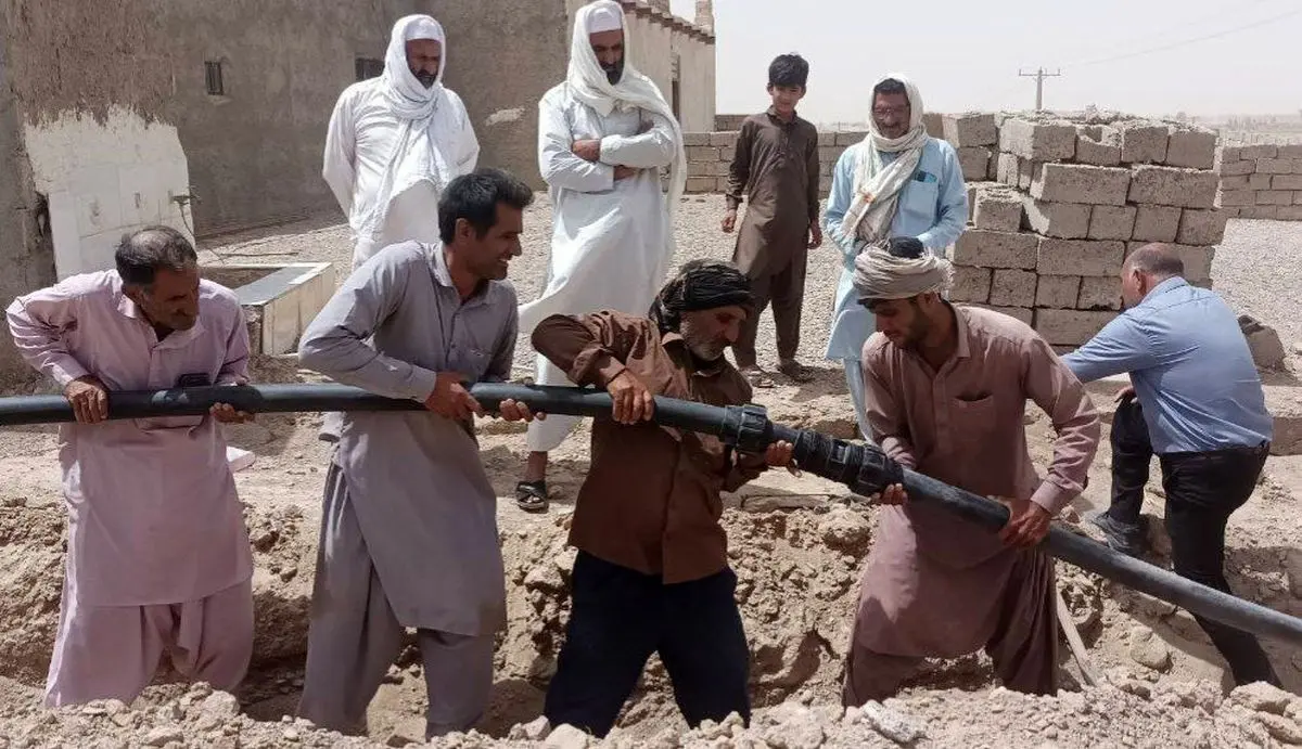 رفع مشکل آب آشامیدنی ۱۷۰۰ خانوار در شهرستان زهک