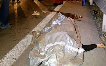 مرگ دلخراش زن جوان بر اثر برخورد با سمند