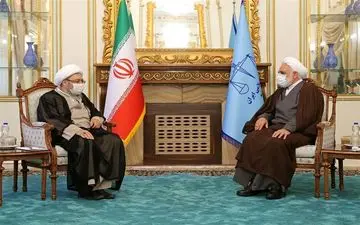 آیت‌الله آملی لاریجانی با رئیس قوه قضائیه دیدار کرد