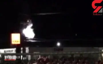 وحشت ازصدایی که شبیه به رگبار اسلحه بود+فیلم