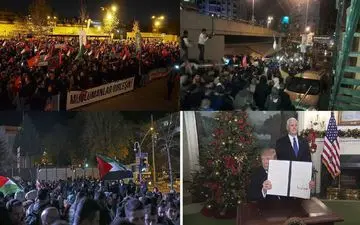  واکنش گسترده جهانی به تصمیم ترامپ در اعلان قدس به عنوان پایتخت صهیونیست ها