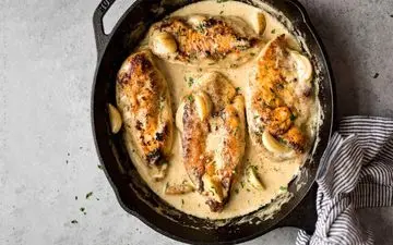 آموزش مرغ خامه ای خوشمزه!