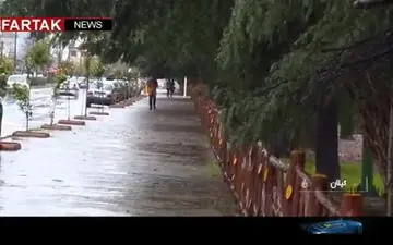 بارش برف و باران در غرب و شمال کشور + فیلم