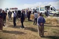 اتفاق ناگوار در نقده؛ مینی‌بوس حامل دانش‌آموزان دختر واژگون شد/ ۱۳ مصدوم راهی بیمارستان شدند