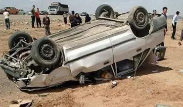 واژگونی پراید در جاده قم - اراک با یک فوتی و سه مصدوم