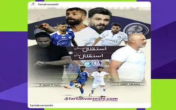 جدال دو آبی در فولاد آرنا؛ استقلال به دنبال سه امتیاز