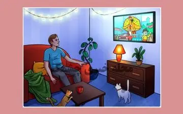 بگو ببینم اشتباه تصویر اتاق نشیمن چیه؟ فقط تیزبین ها جواب بدهند!