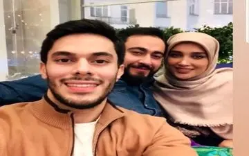 عروس سفیر در کنار همسرش+عکس 