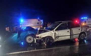 ۷ مصدوم در تصادف شاخ‌به‌شاخ سمند و نیسان در جاده اهر ـ مشگین‌شهر