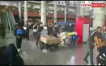 ورود تیم‌کاشیما به تهران برای تقابل با سرخ‌پوشان 