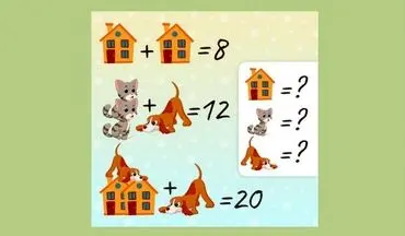 اگر در 10 ثانیه سوالات هوش تصویری ریاضی را حل کنی یک نابغه ای!