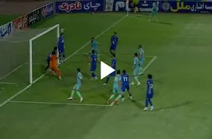 گل اول پیکان به استقلال خوزستان توسط طاهری + ویدئو