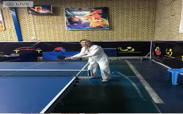  راضیه بورقا‌ن‌فراهانی بانوی هنرمند کرمانشاهی و قهرمان تنیس‌روی‌میز پشکسوتان به روایت تصویر