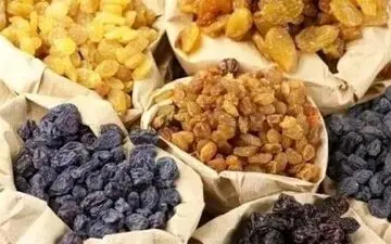 فواید خوردن یک مشت کشمش در روز

