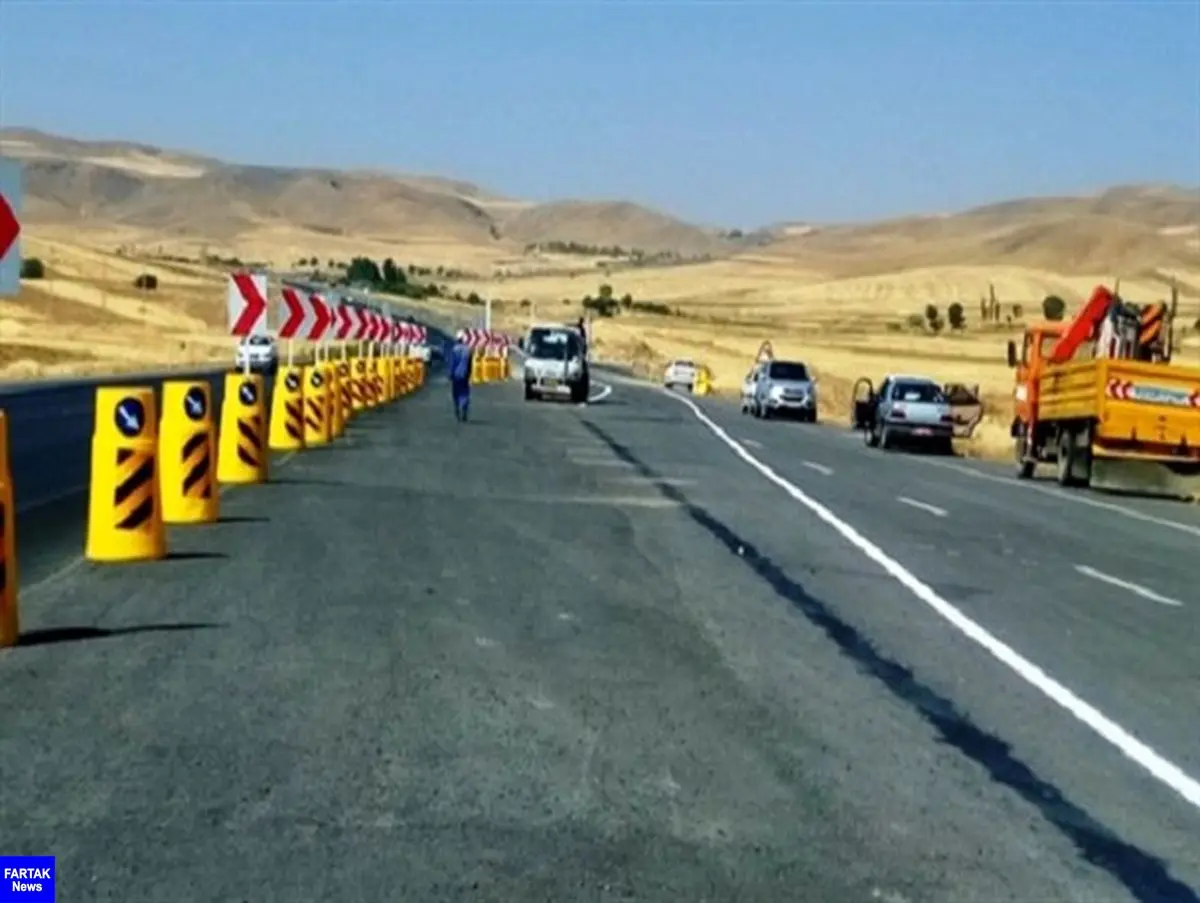 اصلاح ۶ نقطه پر حادثه جاده ای در کرمانشاه