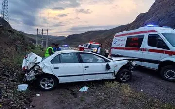 واژگونی مرگبار سمند در گناباد؛ اعزام اورژانس هوایی به محل حادثه!
