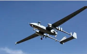 حمله پدافند حشد شعبی به یک پهپاد بر فراز کمربند بغداد