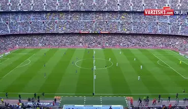 خلاصه بازی بارسلونا 4-2 ایبار (درخشش مسی) + فیلم