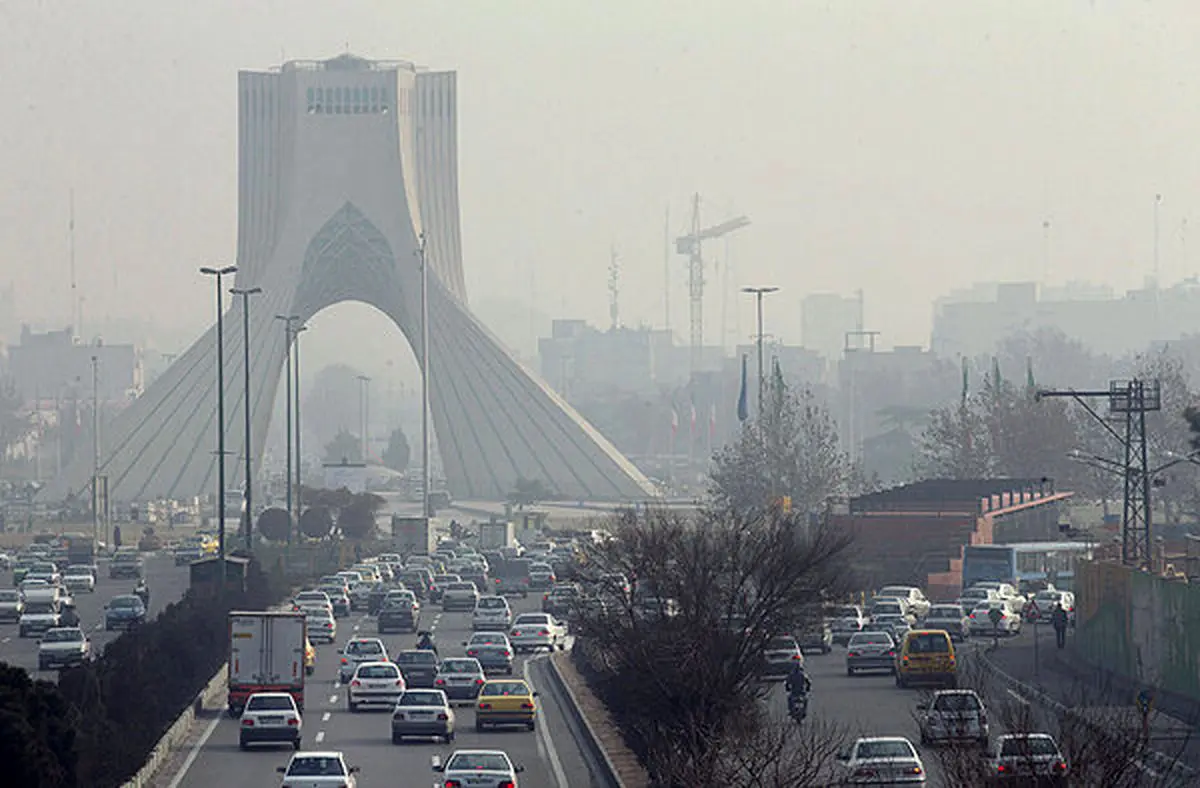 کیفیت هوای تهران ناسالم/ ۵ نقطه در وضعیت قرمز