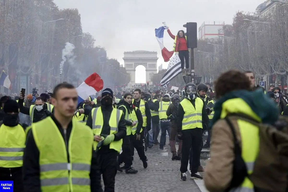  دولت فرانسه جلیقه زردها را به پایان اعتراض دعوت کرد