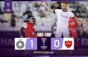 خلاصه بازی السد 1 - پرسپولیس 0 + ویدئو