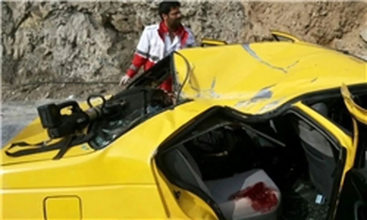 یک کشته و 4 مصدوم در تصادف محور کرمانشاه به ماهیدشت