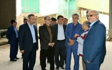 بازدید از کارخانه سیمان سامان
