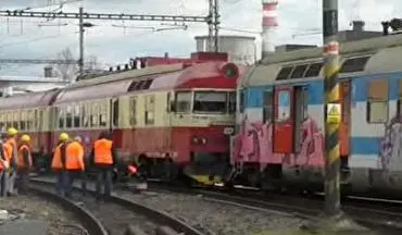تصادف مرگبار دو قطار سریع السیر در چک + فیلم 