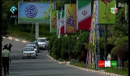 ورود هاشمی طبا به صدا و سیما + تصاویر