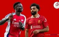 صلاح در برابر ساکا؛ جدال ستاره‌ها در نبرد لیورپول و آرسنال
