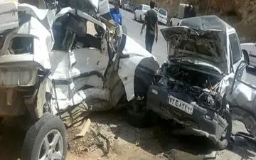 تصادف زنجیره ای در محور دولت آباد به صفی آباد شش مصدوم برجای گذاشت