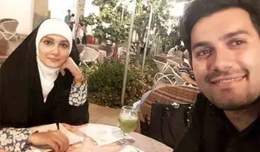 تیپ مجری معروف تلویزیون به همراه همسرش در یک رستوران شیک + عکس