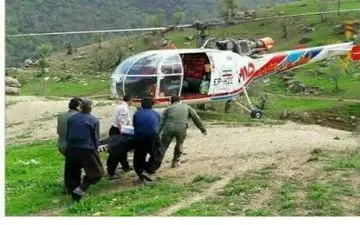 اعزام دو‌فروند بالگرد اورژانس به محل حادثه ریزش تونل برفی درازنا /تاکنون یک کشته و یک مصدوم