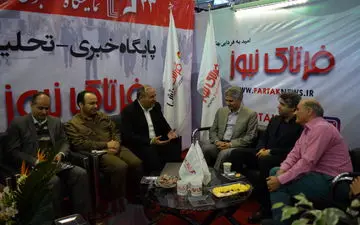 بازدید مهندس محمدرضا منصوری نماینده مردم ساوه در مجلس شورای اسلامی از غرفه فرتاک نیوز به روایت تصویر