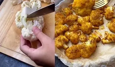گل کلم تنوری ایتالیایی: یک غذای آسان و فوق‌العاده خوشمزه در فر!