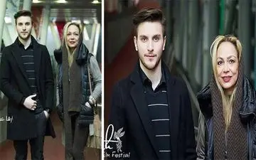 تیپ متفاوت پسر امین حیایی به همراه مادربزرگش