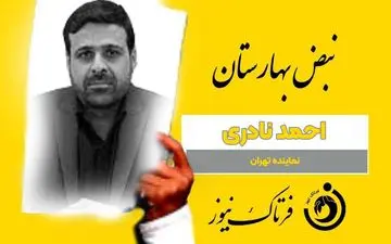 کارت زرد نبض بهارستان به احمد نادری نماینده تهران