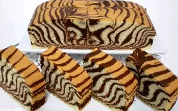 طرز تهیه کیک زبرا جذاب و خوشگل!